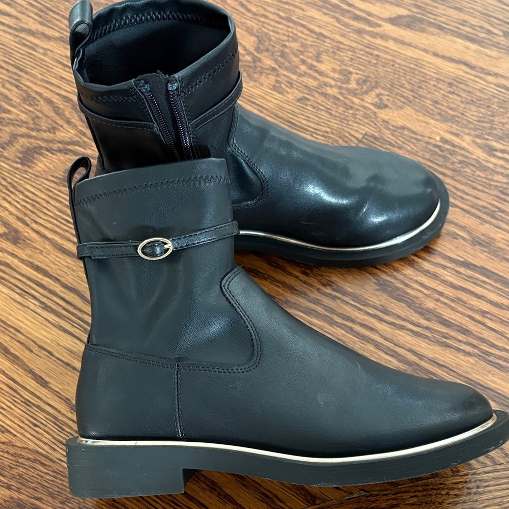 Black Soft Ankle Boots